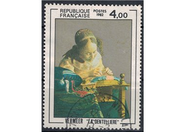 FRANCE 1982 Art (Vermeer, The Lacemaker) us