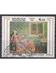 FRANCIA 1982 Arte (Balthus, La Camera Turca) us