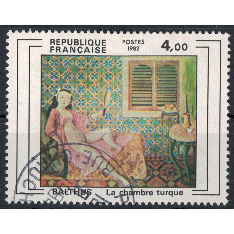 FRANCIA 1982 Arte (Balthus, La Camera Turca) us