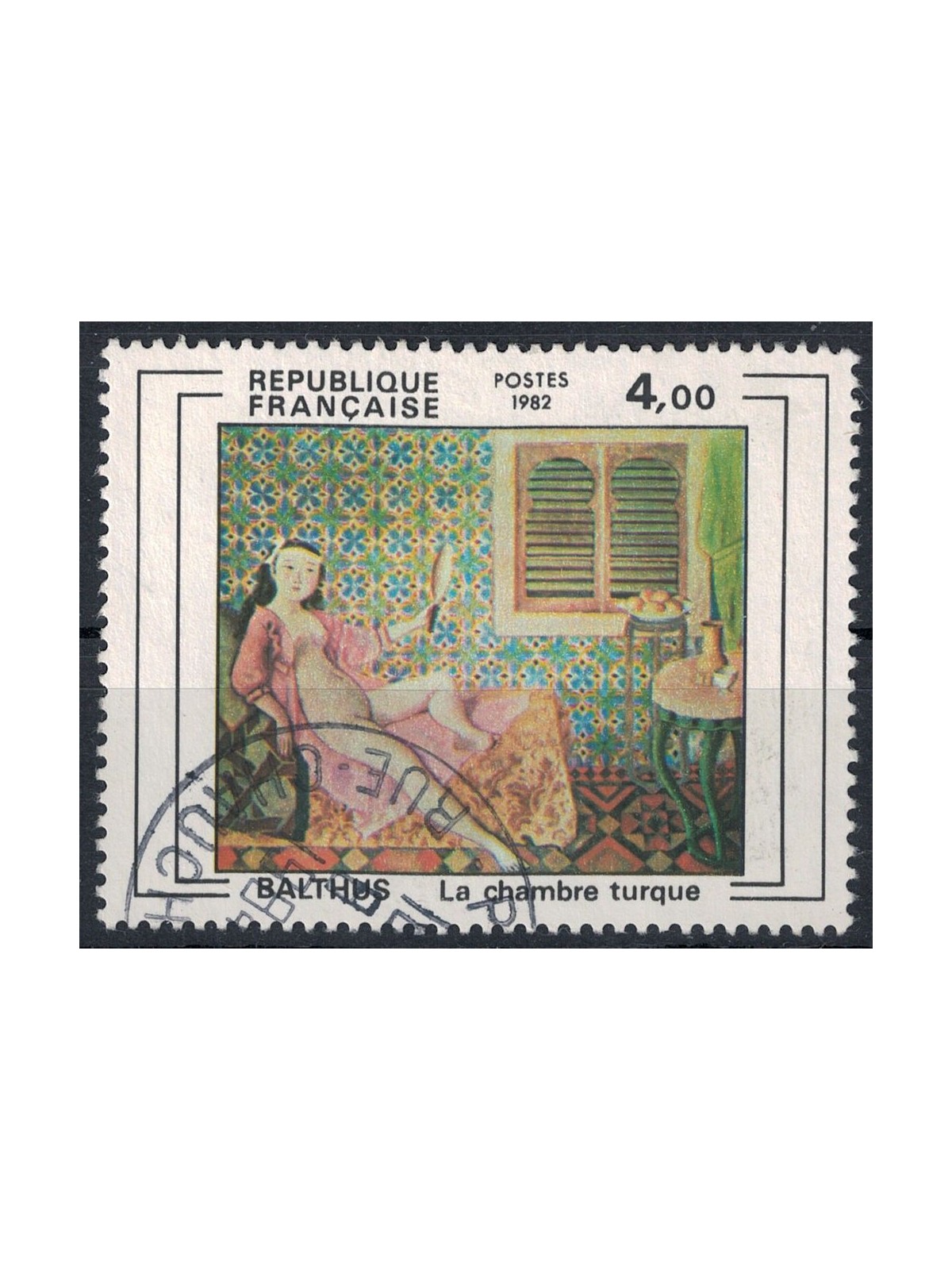 FRANCIA 1982 Arte (Balthus, La Camera Turca) us