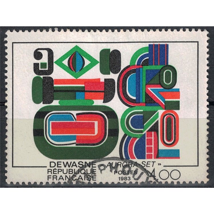 FRANCE 1983 Art (Dewasne, Aurora-set) us