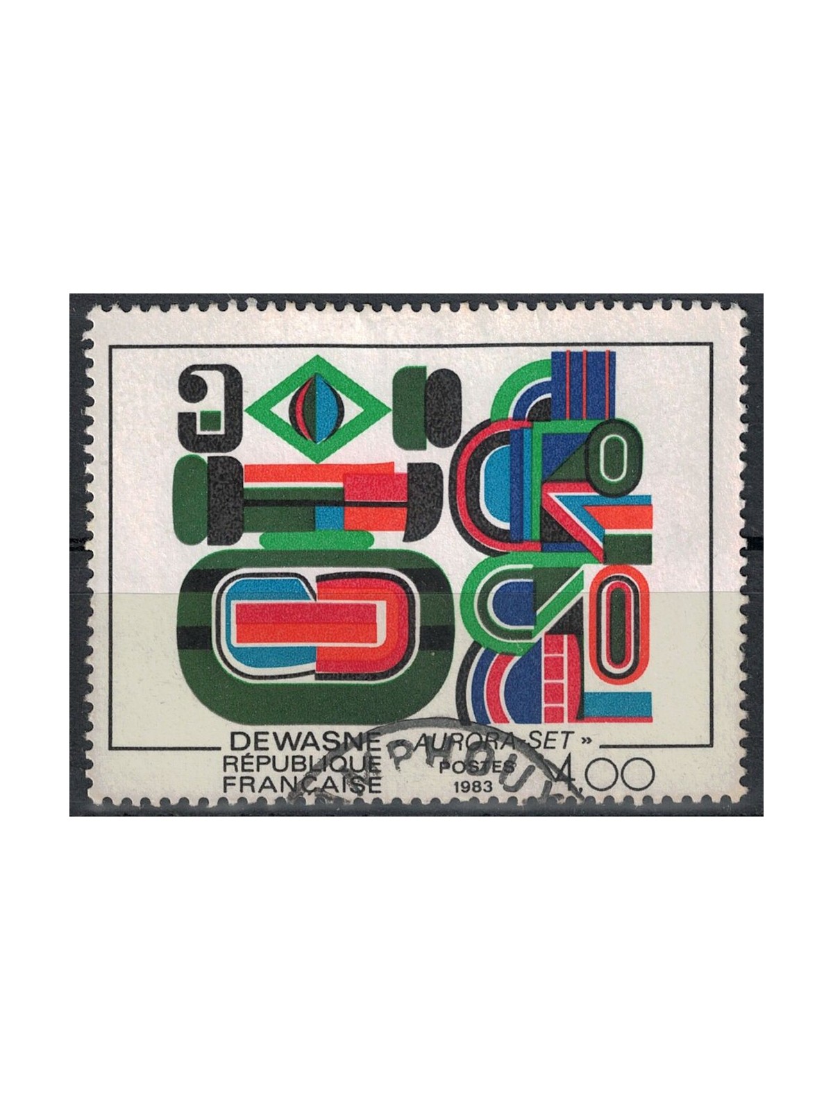 FRANCIA 1983 Arte (Dewasne, Aurora-set) us