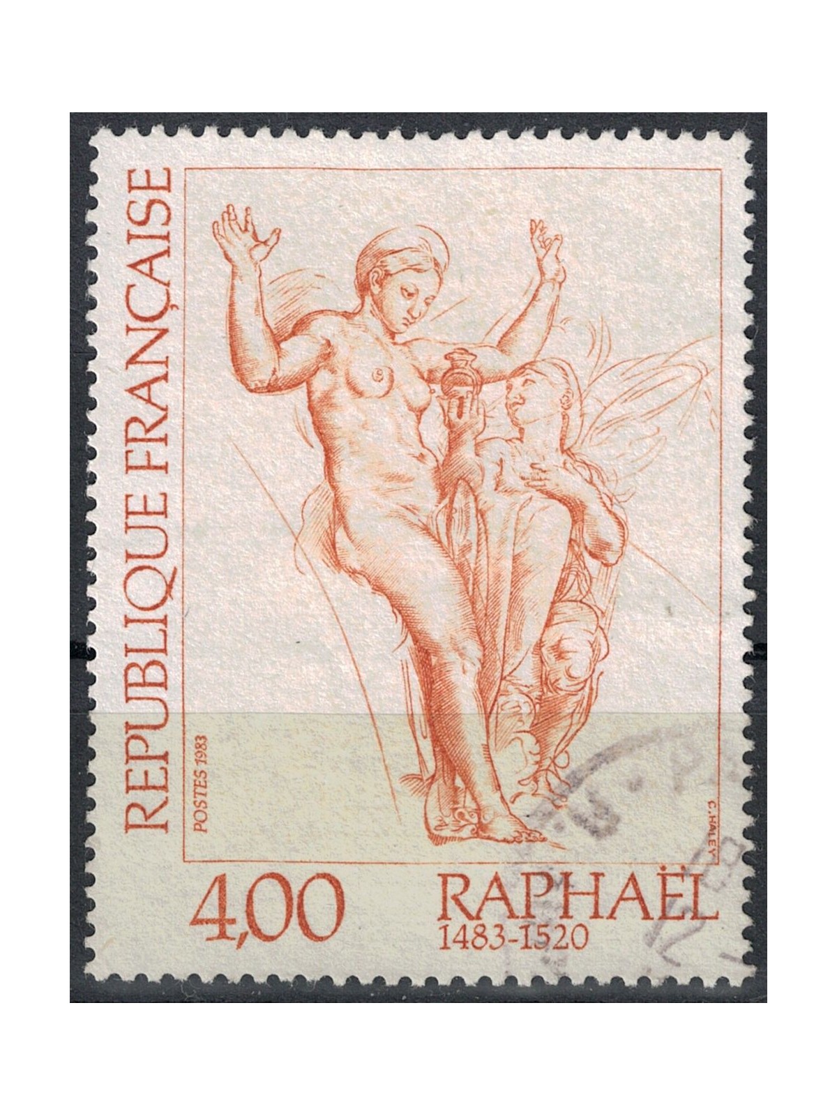 FRANCE 1983 Art (Raphael, Venus and Psyche) us