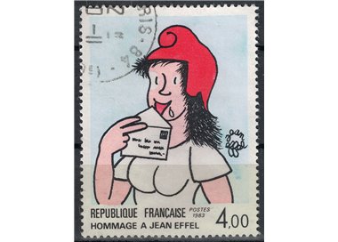 FRANCIA 1983 Arte (Jean Effel, Marianna con la lettera) us