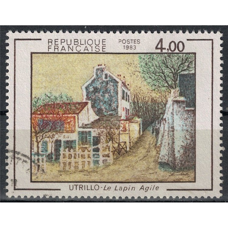 FRANCIA 1983 Arte (Utrillo, Le Lapin Agile) us