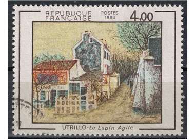 FRANCE 1983 Art (Utrillo, Le Lapin Agile) us