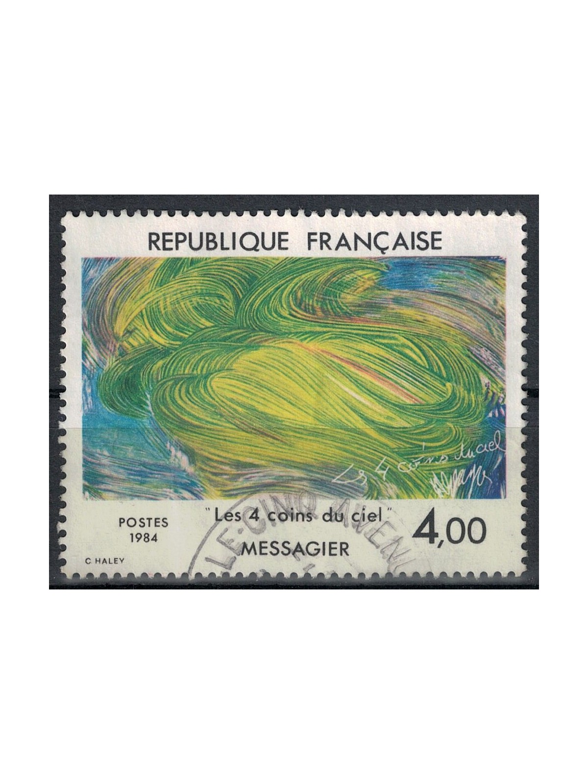 FRANCIA 1984 Arte (Messagier, I quattro angoli del cielo) us