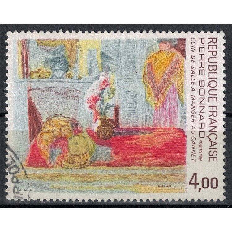 FRANCE 1984 Art (Pierre Bonnard, Dining Room Corner) us