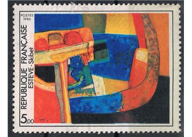 FRANCE 1986 Art (Estève, Skibet) us