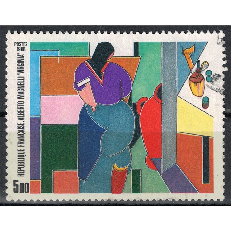FRANCE 1986 Art (Alberto Magnelli, Virginia) us