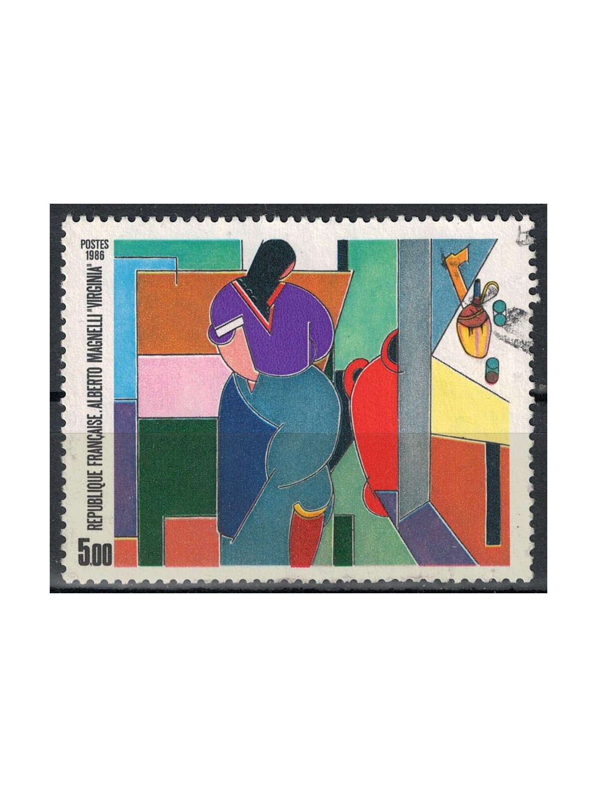 FRANCIA 1986 Arte (Alberto Magnelli, Virginia) us