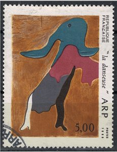 FRANCE 1986 Art (Arp, The Dancer) us