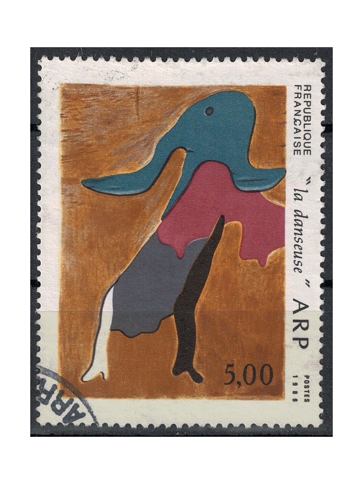 FRANCE 1986 Art (Arp, The Dancer) us
