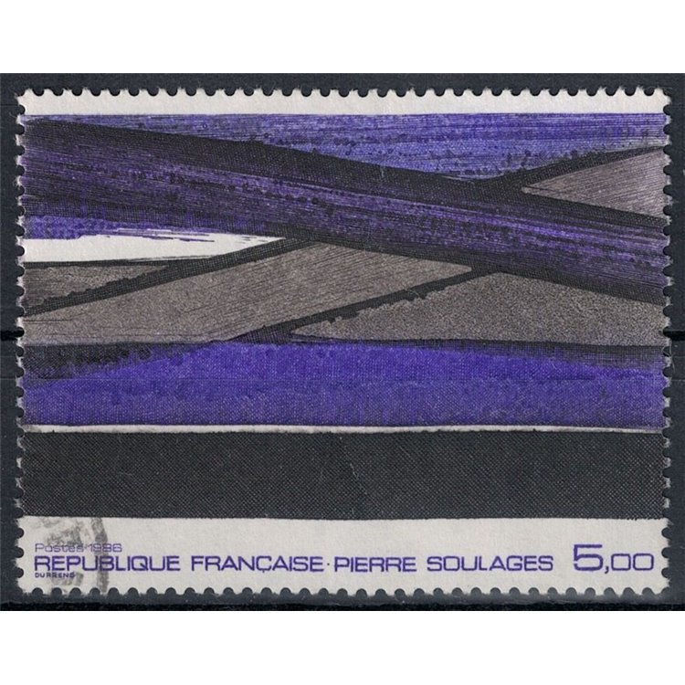 FRANCE 1986 Art (Francaise Pierre Soulages) us