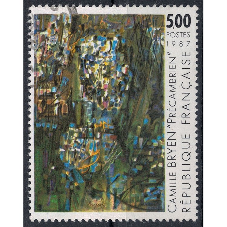 FRANCE 1987 Art (Camille Bryen, Precambrian) us