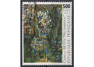 FRANCE 1987 Art (Camille Bryen, Precambrian) us