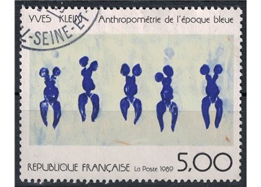 FRANCE 1989 Art (Yves Klein, Antropometra) us