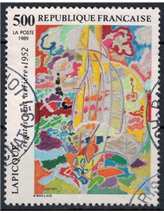 FRANCE 1989 Art (Lapicque, Regatta) us