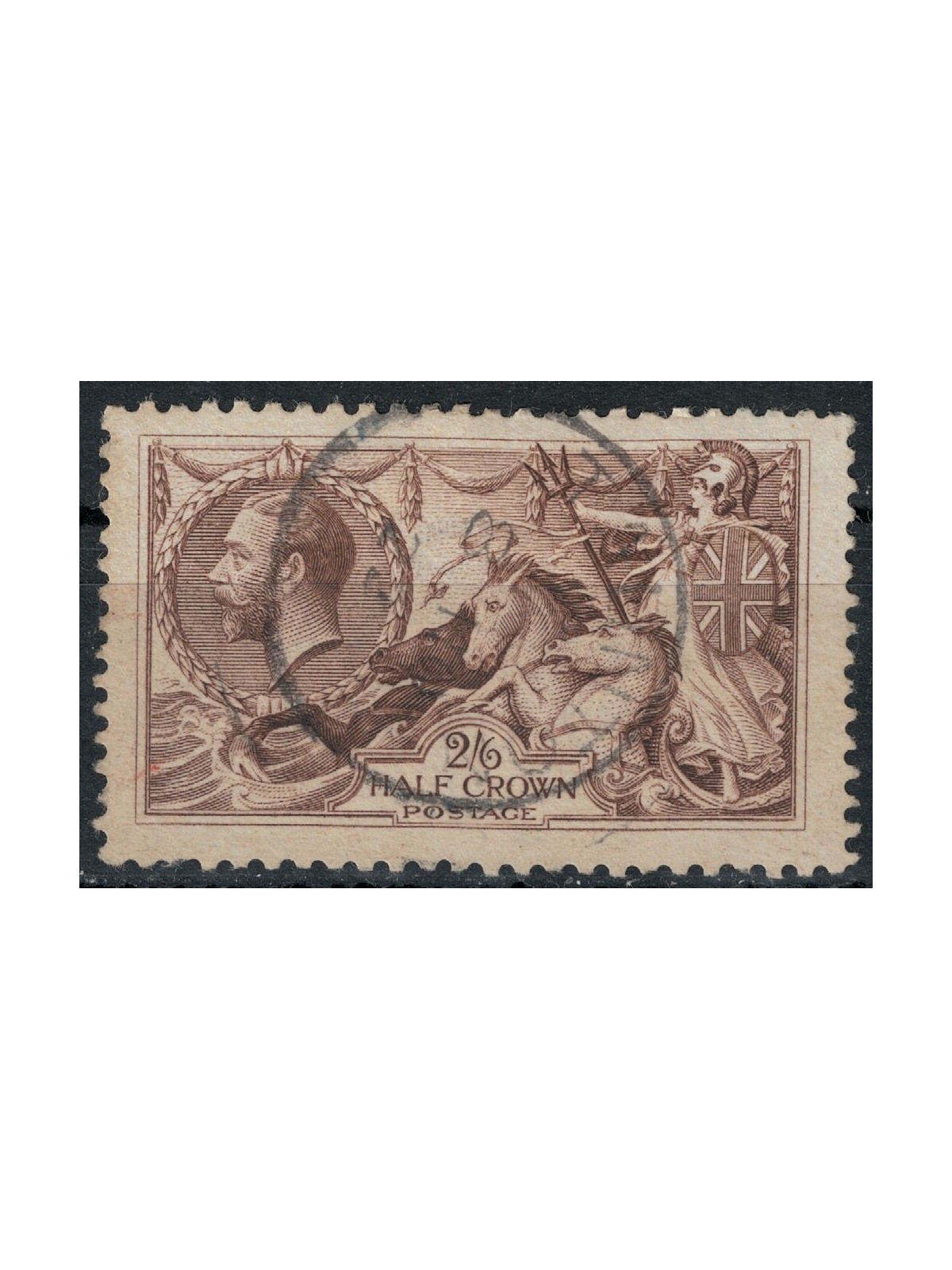 GREAT BRITAIN 1913 Allegories (Bradbury) 2/6 brown us