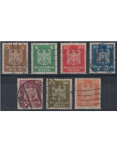 GERMANY REICH 1924 Reich Eagle 7v us