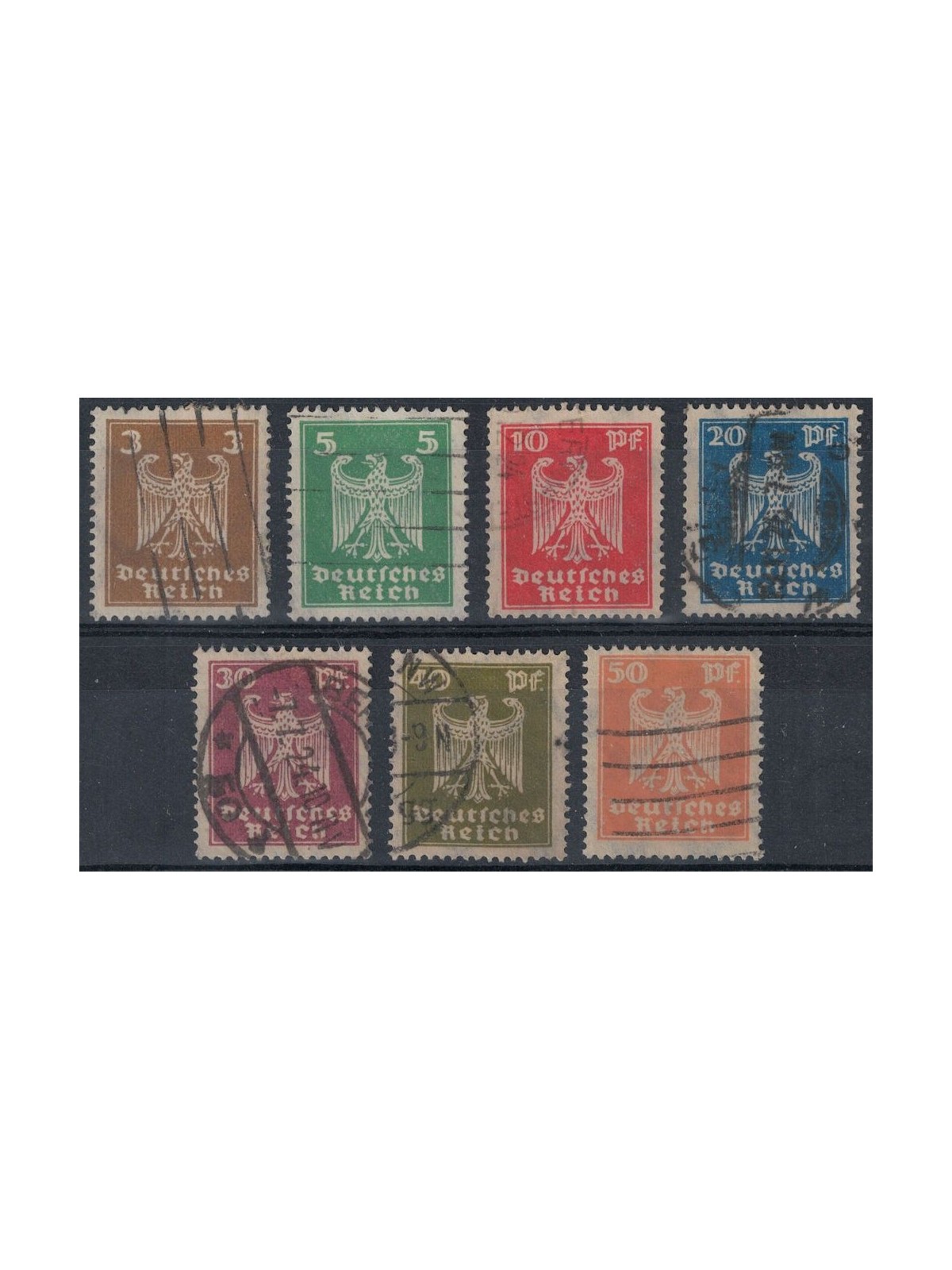 GERMANIA REICH 1924 Aquila del Reich 7v us