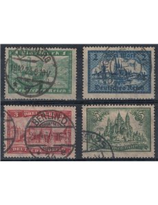 GERMANIA REICH 1924-27 Vedute diverse 4v us
