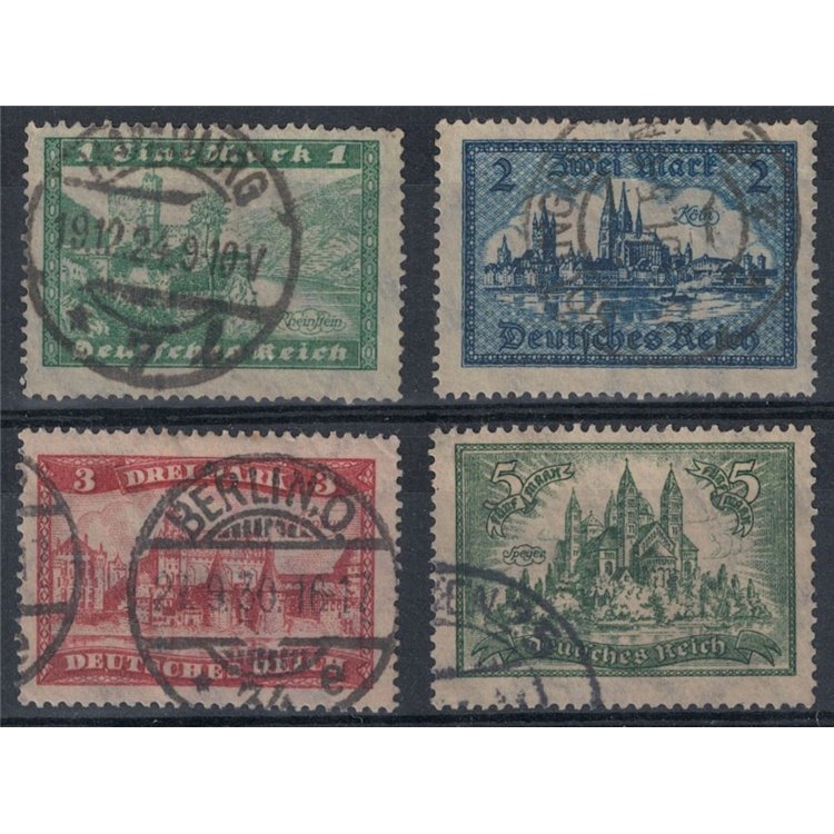 GERMANY REICH 1924-27 Different views 4v us