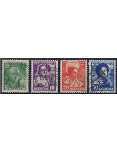 SWITZERLAND 1936 Pro Juventute 4v us