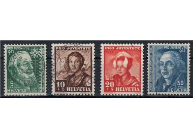 SVIZZERA 1942 Pro Juventute 4v us