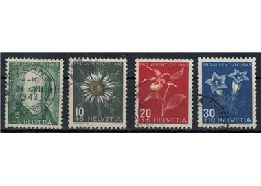 SVIZZERA 1943 Pro Juventute 4v us