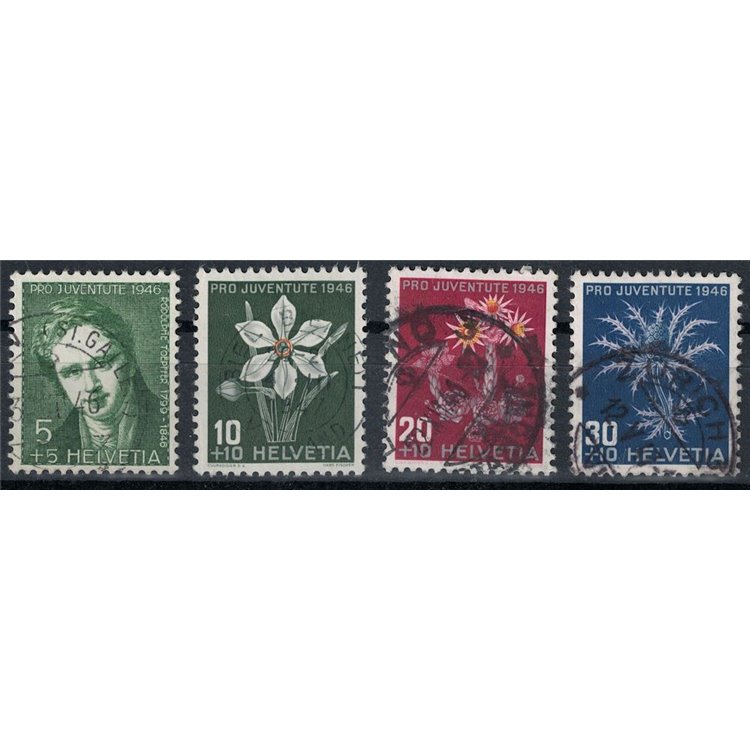 SVIZZERA 1946 Pro Juventute 4v us