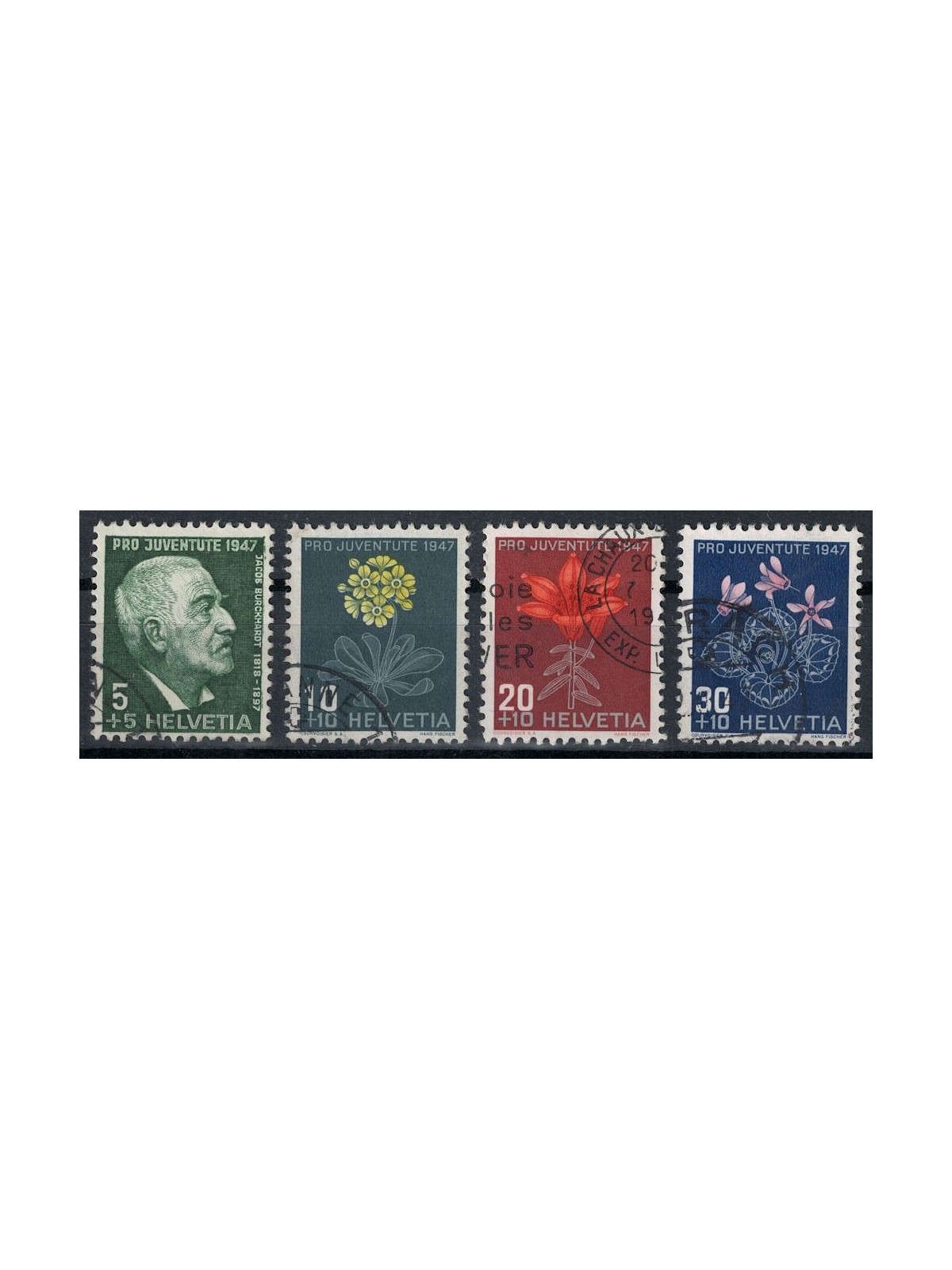 SWITZERLAND 1947 Pro Juventute 4v us