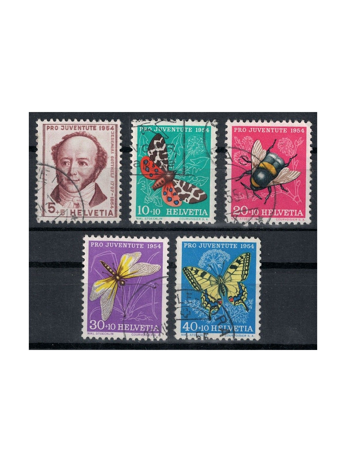 SVIZZERA 1954 Pro Juventute 5v us