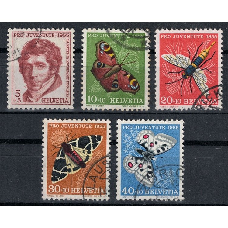 SWITZERLAND 1955 Pro Juventute 5v us