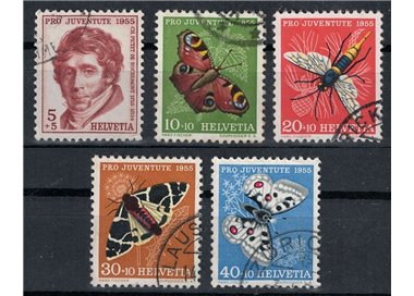 SWITZERLAND 1955 Pro Juventute 5v us