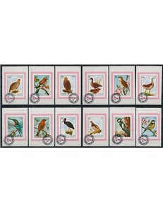 SHARJAH 1972 Wildlife, birds 12 s/s us