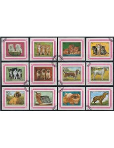 SHARJAH 1972 Fauna, cani e gatti 12 BF us