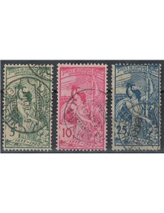 SWITZERLAND 1900 Universal Postal Union 3v us