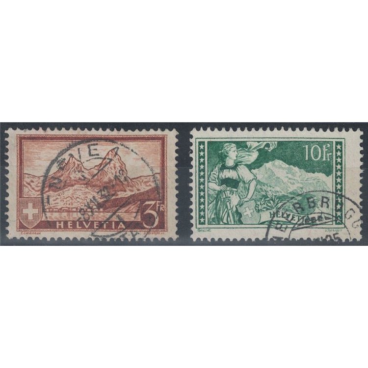 SVIZZERA 1930-31 Vedute 2v us