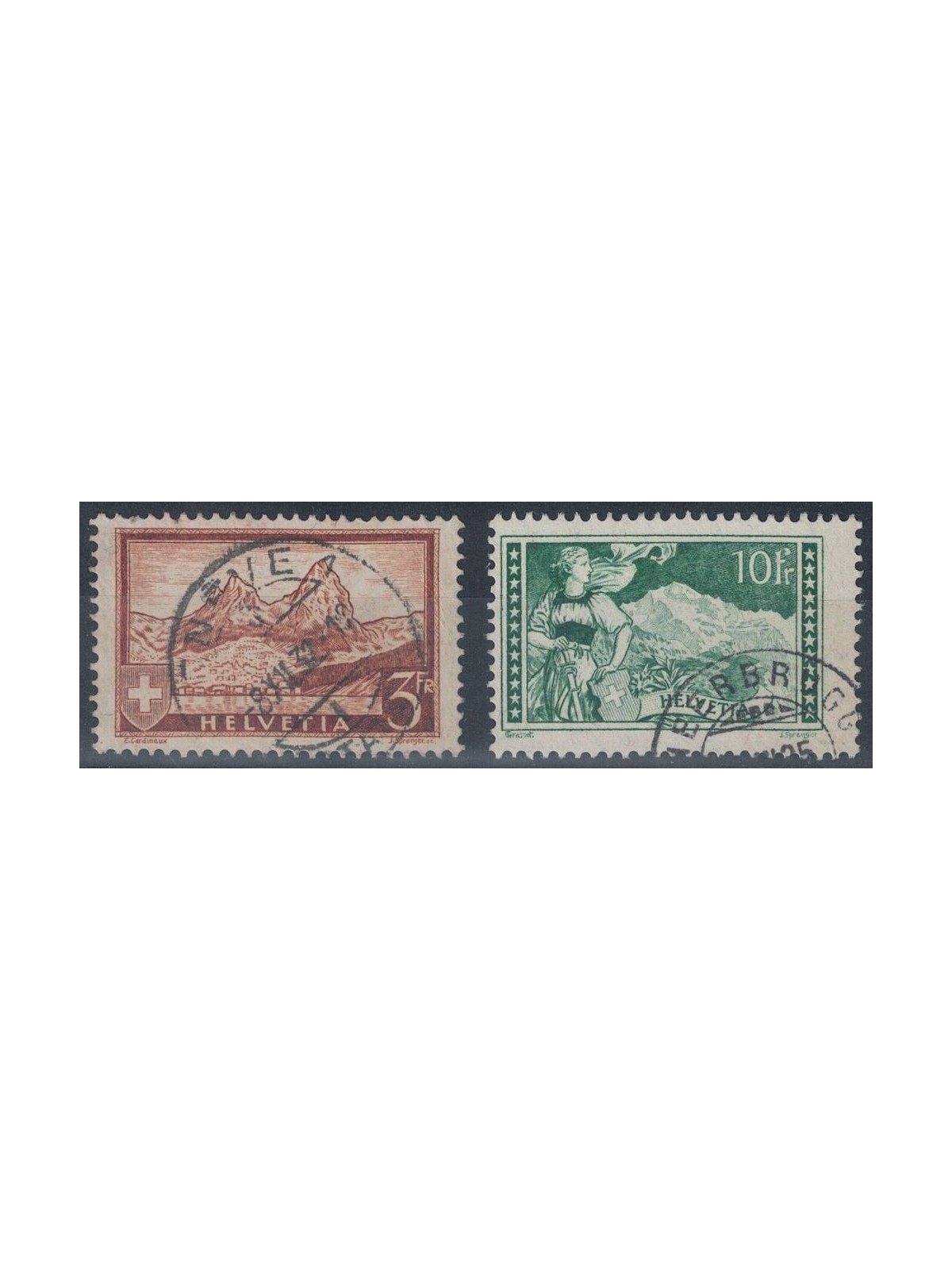 SWITZERLAND 1930-31 Views 2v us