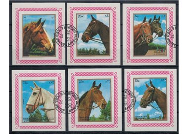 SHARJAH 1972 Fauna, cavalli 6 BF us