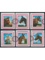 SHARJAH 1972 Wildlife, horses 6 s/s us