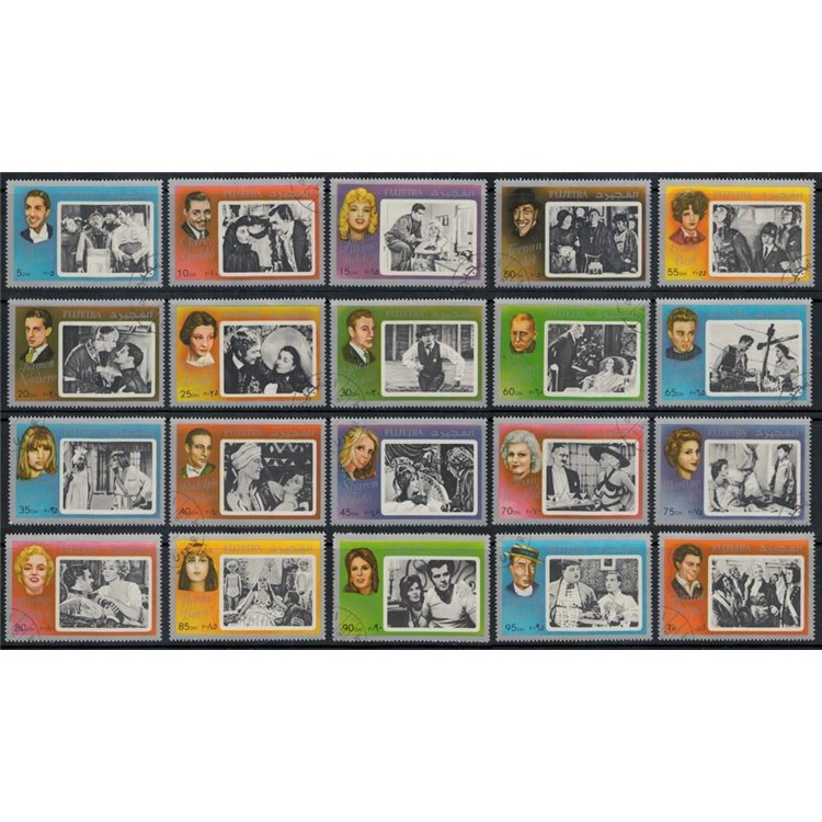 FUJEIRA 1972 Stelle del Cinema 20v us