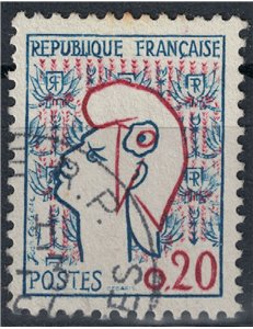 FRANCE 1961 Marianne by Cocteau us