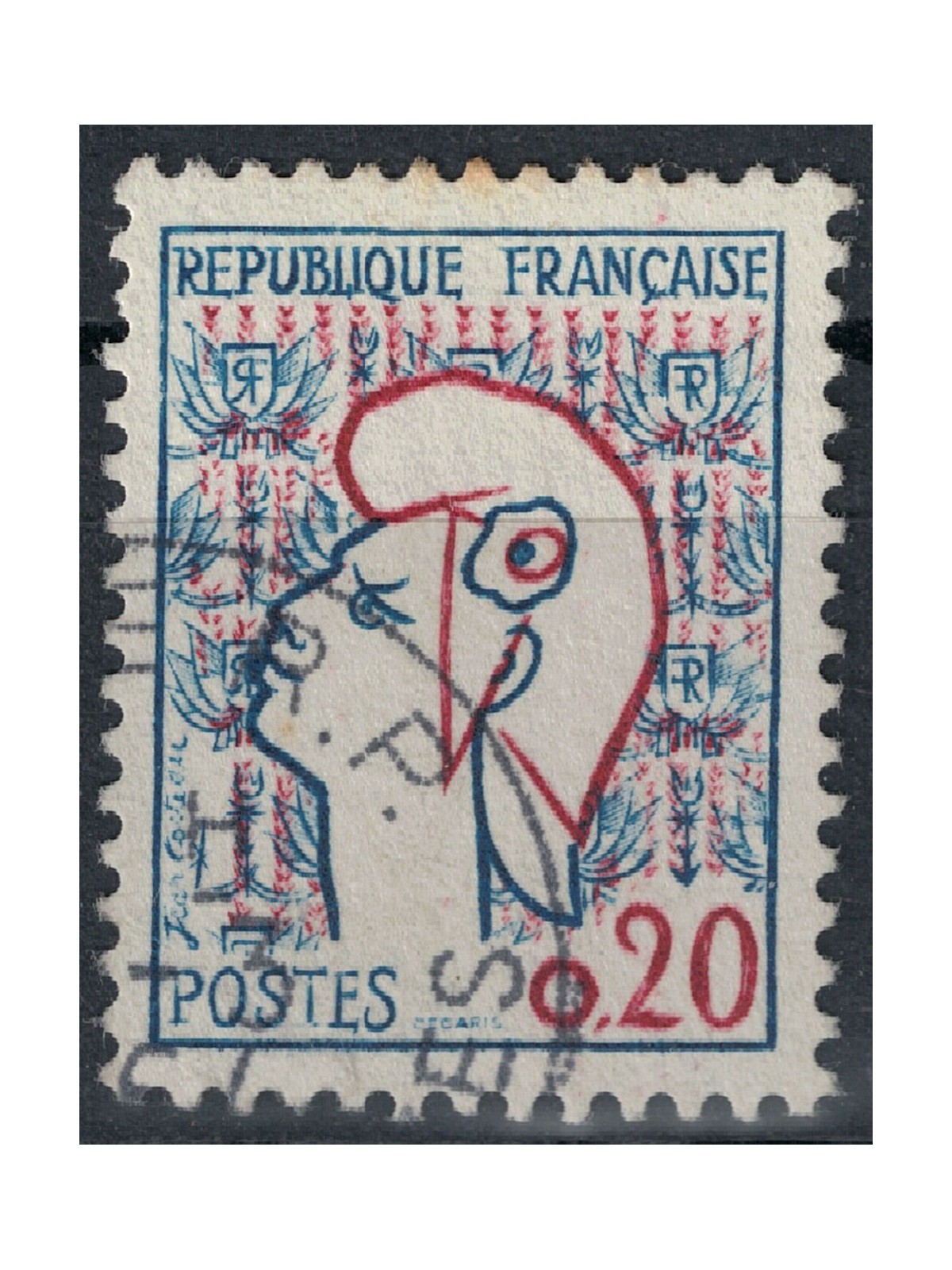 FRANCE 1961 Marianne by Cocteau us