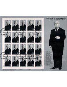 USA 1998 Legends of Hollywood (Alfred Hitchcock) m/s us