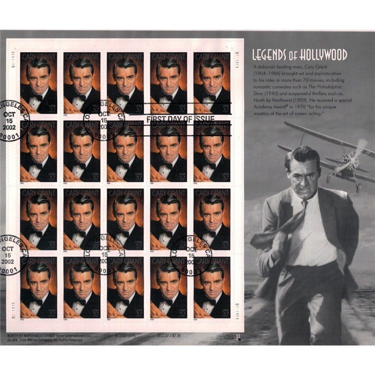 USA 2002 Legends of Hollywood (Cary Grant) m/s us