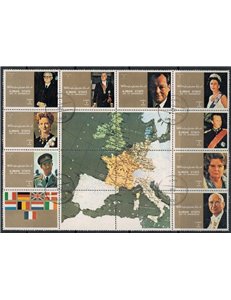 AJMAN 1973 Heads of State 9v us