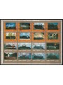 UMM AL QIWAIN 1973 Trains and Locomotives 16v us