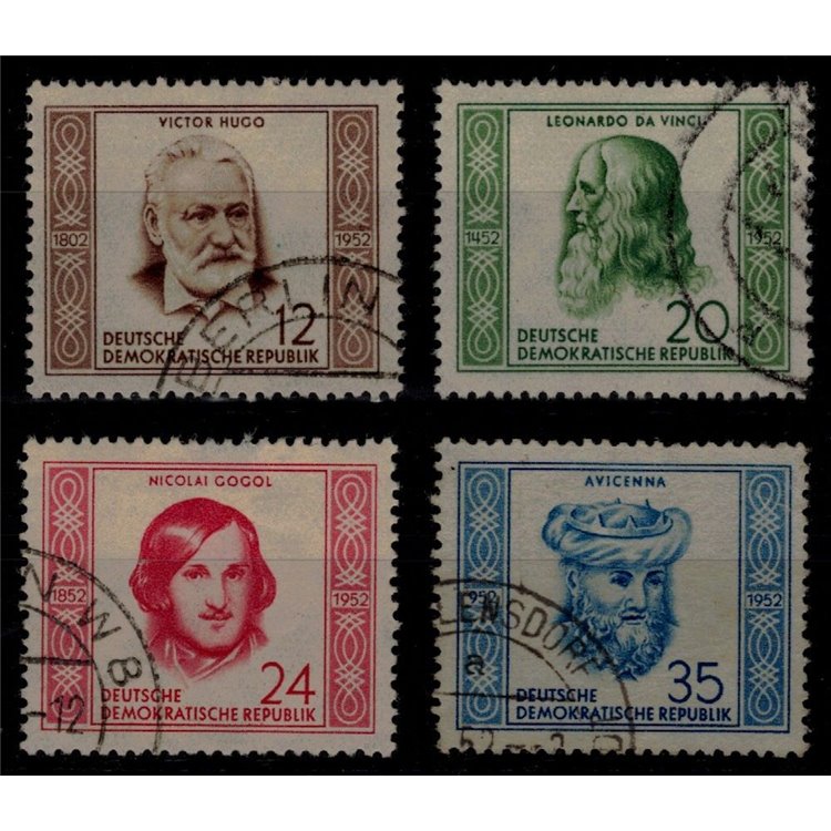 GERMANY DDR 1952 International Personalities 4v us